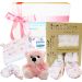 A Little Rose Baby Girl Gift Box - Baby Girl Bamboo Clothing & Teddy Bear Gift Hamper