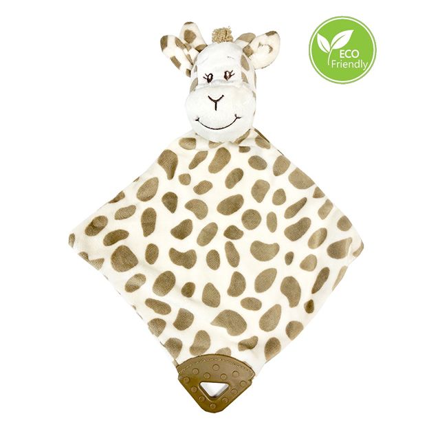 Giraffe Plush Comforter Teether Toy